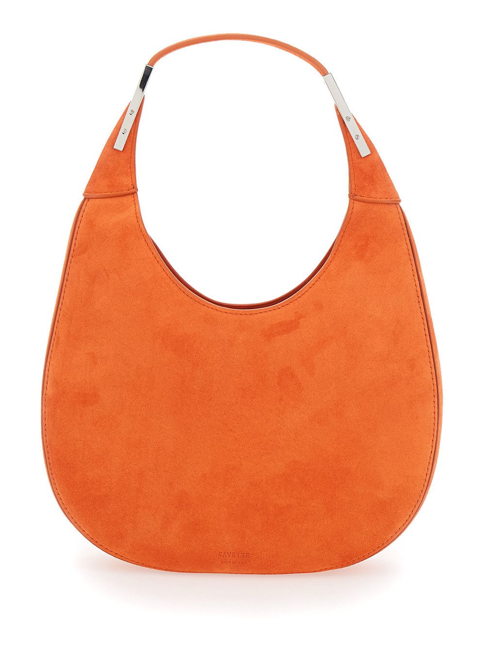 Savette 'Florence Small' Orange Shoulder Bag with Open Top in Suede Woman Size ONE SIZE - 4 Thumbnail