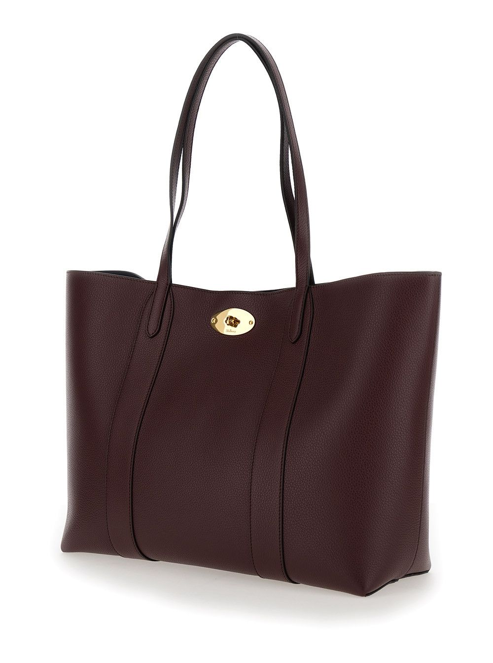 Mulberry 'Bayswater Small' Bordeaux Tote Bag with Postman's Lock Closure in Leather Woman Size ONE SIZE - 2 Thumbnail