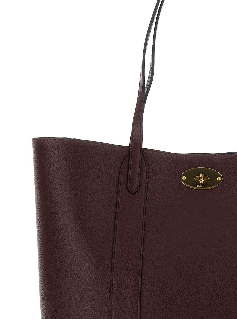 Mulberry 'Bayswater Small' Bordeaux Tote Bag with Postman's Lock Closure in Leather Woman Size ONE SIZE - 5 Thumbnail