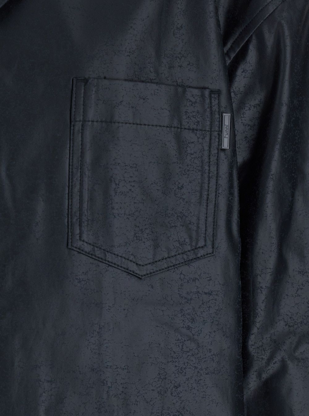 Juun.J Dark Blue Shirt with Classic Collar and Chest Pocket in Cotton Man Size US M / EU 48-50 / 2 - 3 Thumbnail