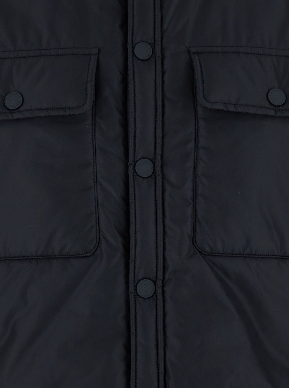 Dsquared2 Black Jacket with Classic Collar and Logo Print on the Rear in Tech Fabric Man Size US L / EU 52-54 / 3 - 3 Thumbnail