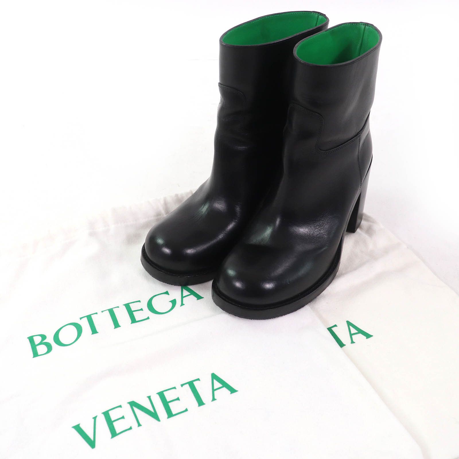 Bottega Veneta Bottega Veneta Bottega Veneta Cavallo Leather Boots Leather Shoes DUTY FREE for USA Size ONE SIZE - 2 Thumbnail
