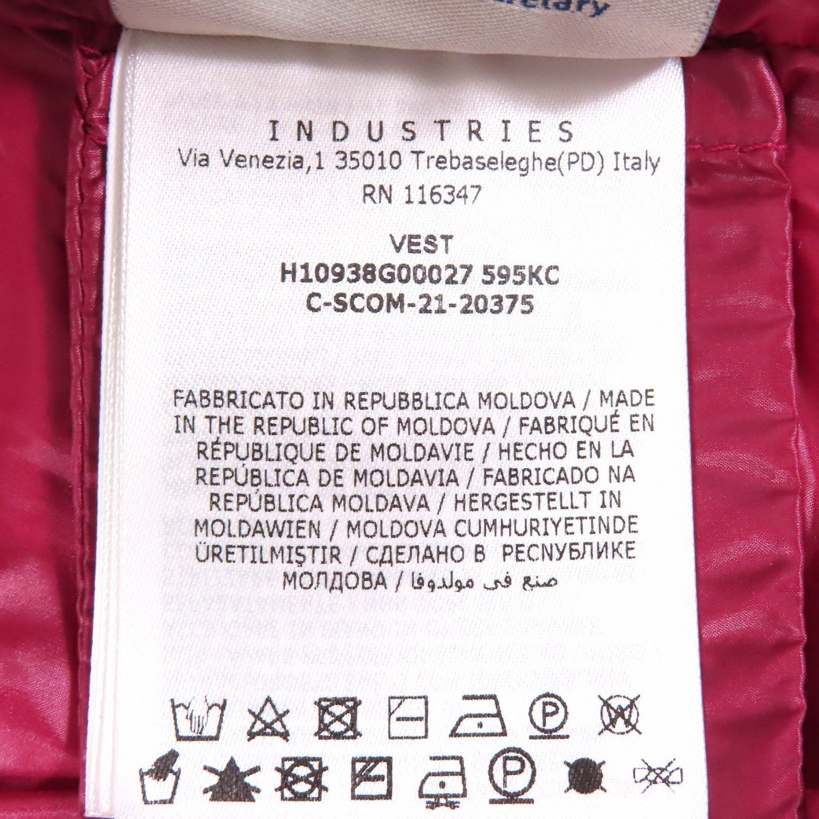 Moncler Moncler Moncler Down vest Down Vest Others Outerwear H10938G00027 Size ONE SIZE - 10 Thumbnail