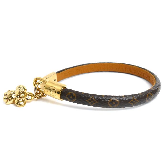 Louis Vuitton Louis Vuitton Louis Vuitton Vivienne Monogram Calf Bracelet Canvas Bracelet M6773 Size ONE SIZE - 2 Thumbnail