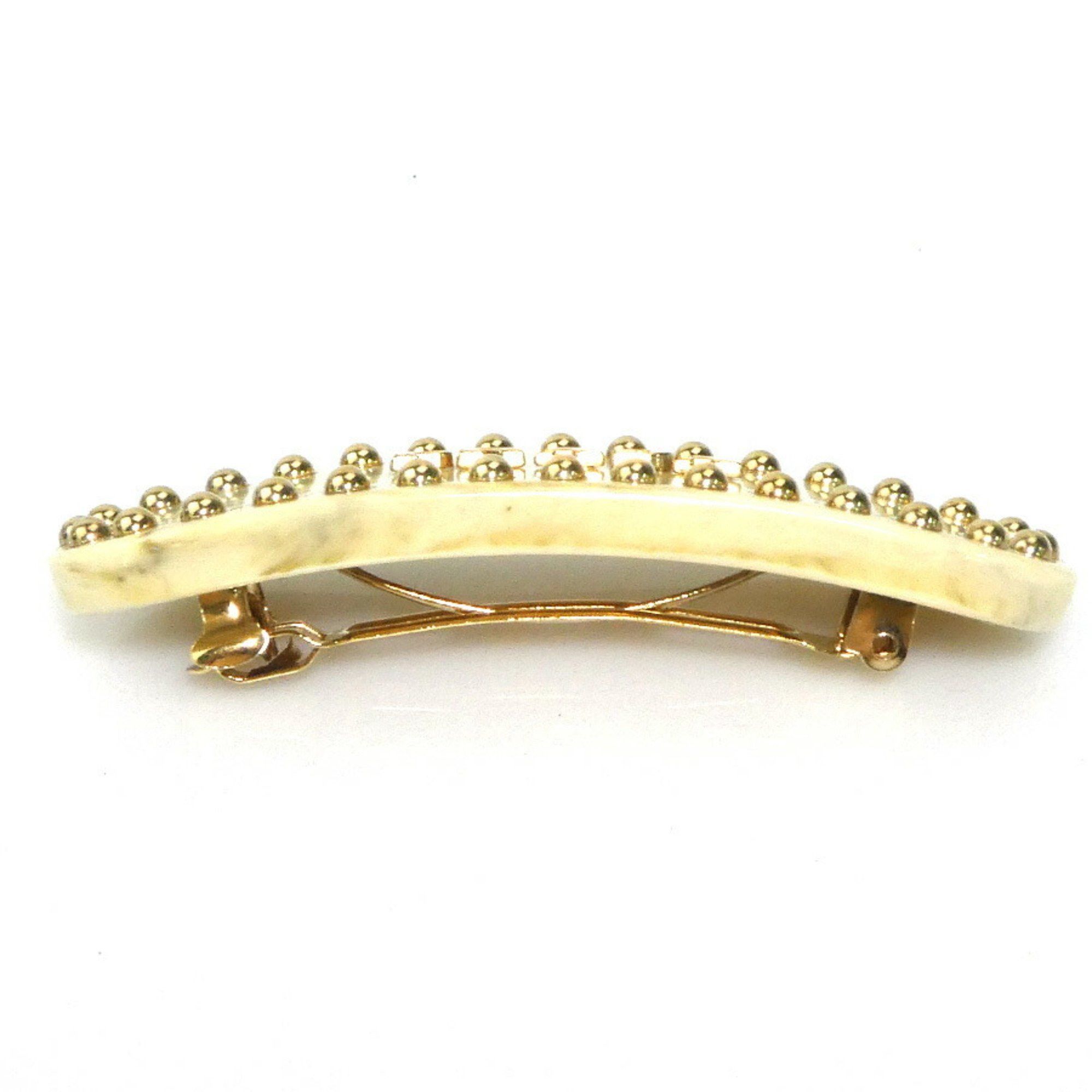 Prada Prada Resin Barrette Hair Accessory, Beige, Women's, H31328g Size ONE SIZE - 3 Thumbnail