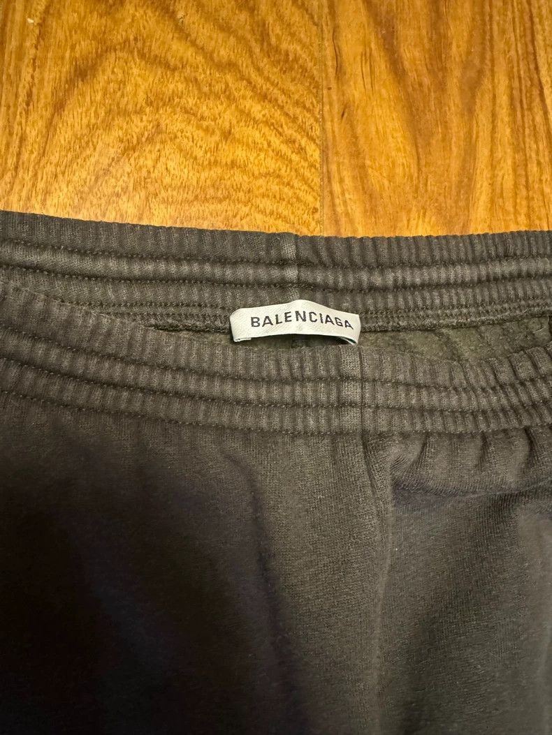 Balenciaga Balenciaga Gray-Black Fleece Sweatpants S Size US 26 / EU 42 - 3 Thumbnail