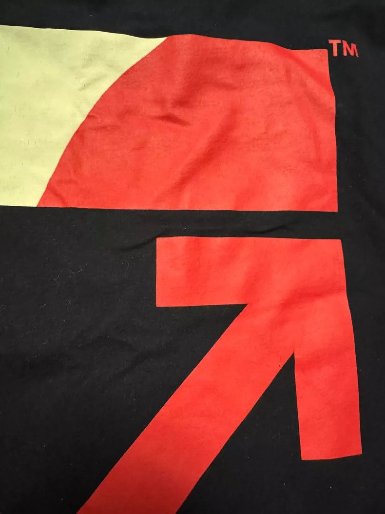 Vintage Off-White Black Short Sleeve T-Shirt Size US L / EU 52-54 / 3 - 5 Thumbnail