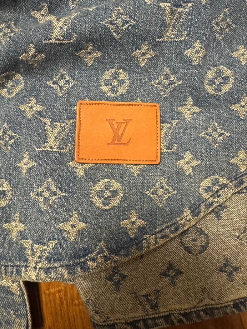 Louis Vuitton LV&Supreme Denim Baseball Shirt L Size US L / EU 52-54 / 3 - 4 Thumbnail