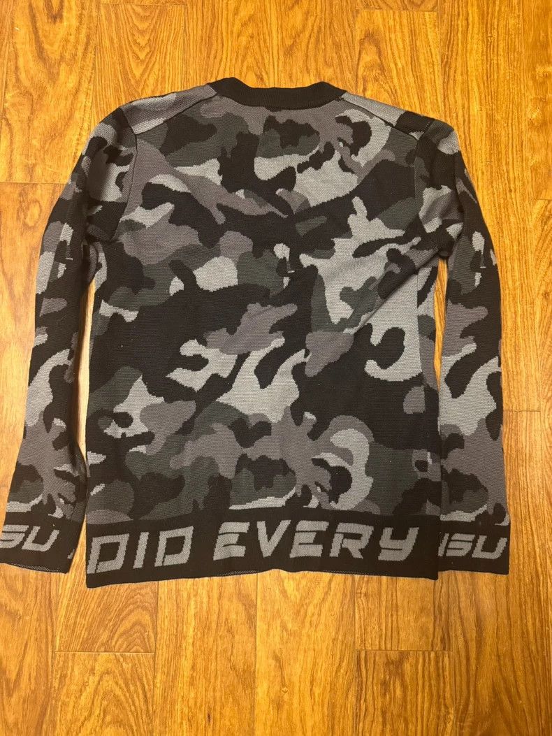 Japanese Brand Evisu Camo Wool Cardigan M Size US M / EU 48-50 / 2 - 2 Thumbnail