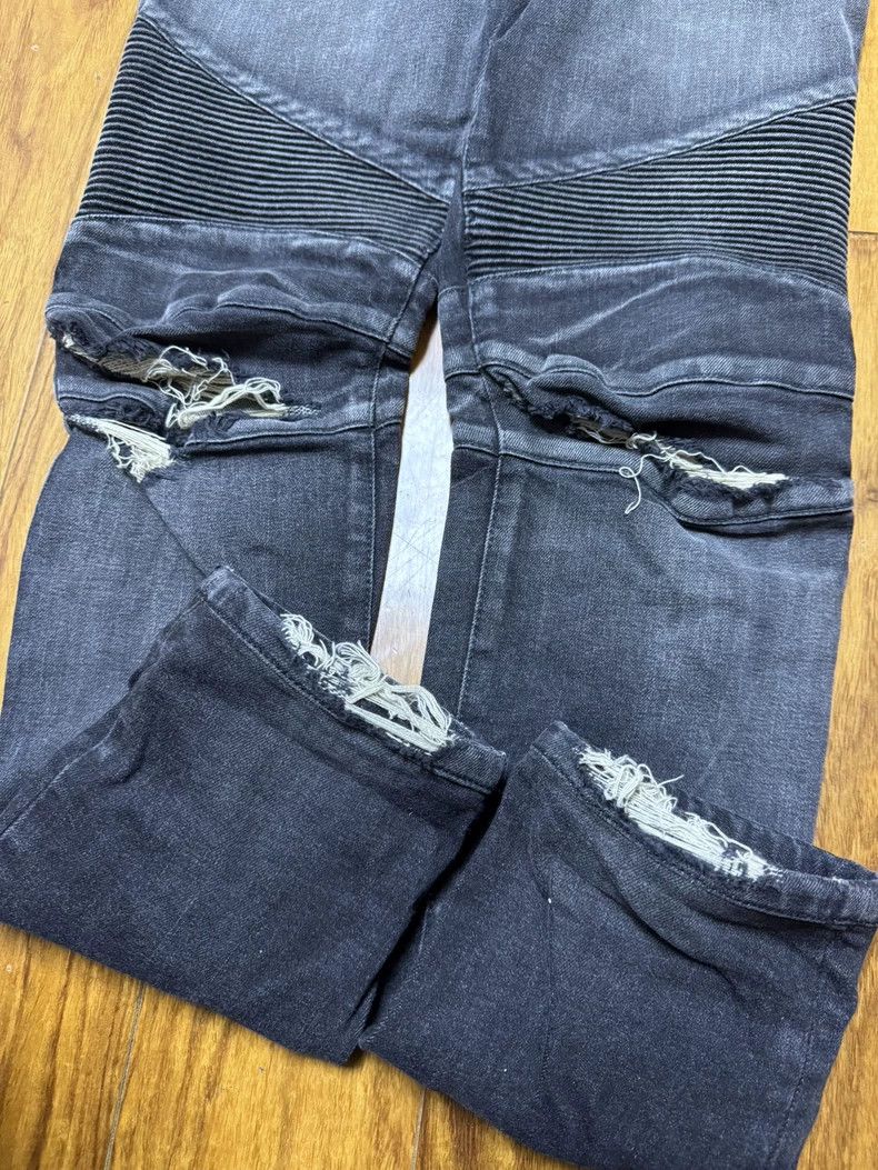 Balmain Balmain Distressed Slim Fit Jeans Size US 31 - 4 Thumbnail