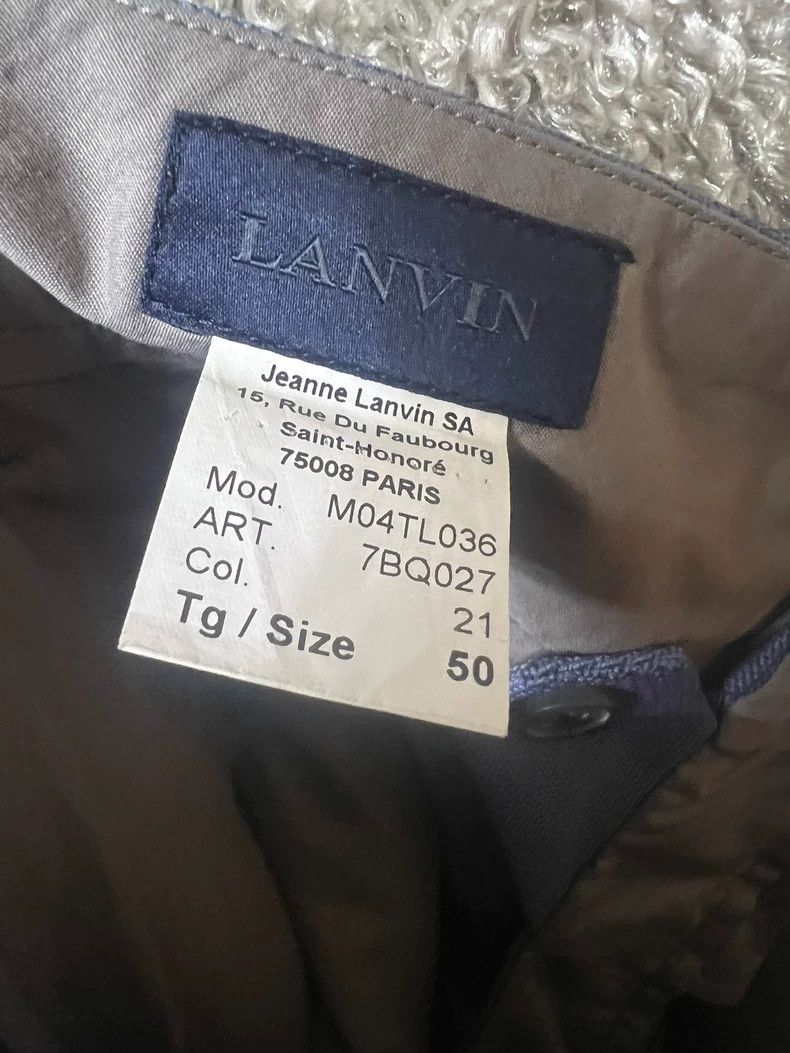 Lanvin Lanvin Men's Blue Casual Pants IT50 Size US 44 / EU 60 - 5 Thumbnail