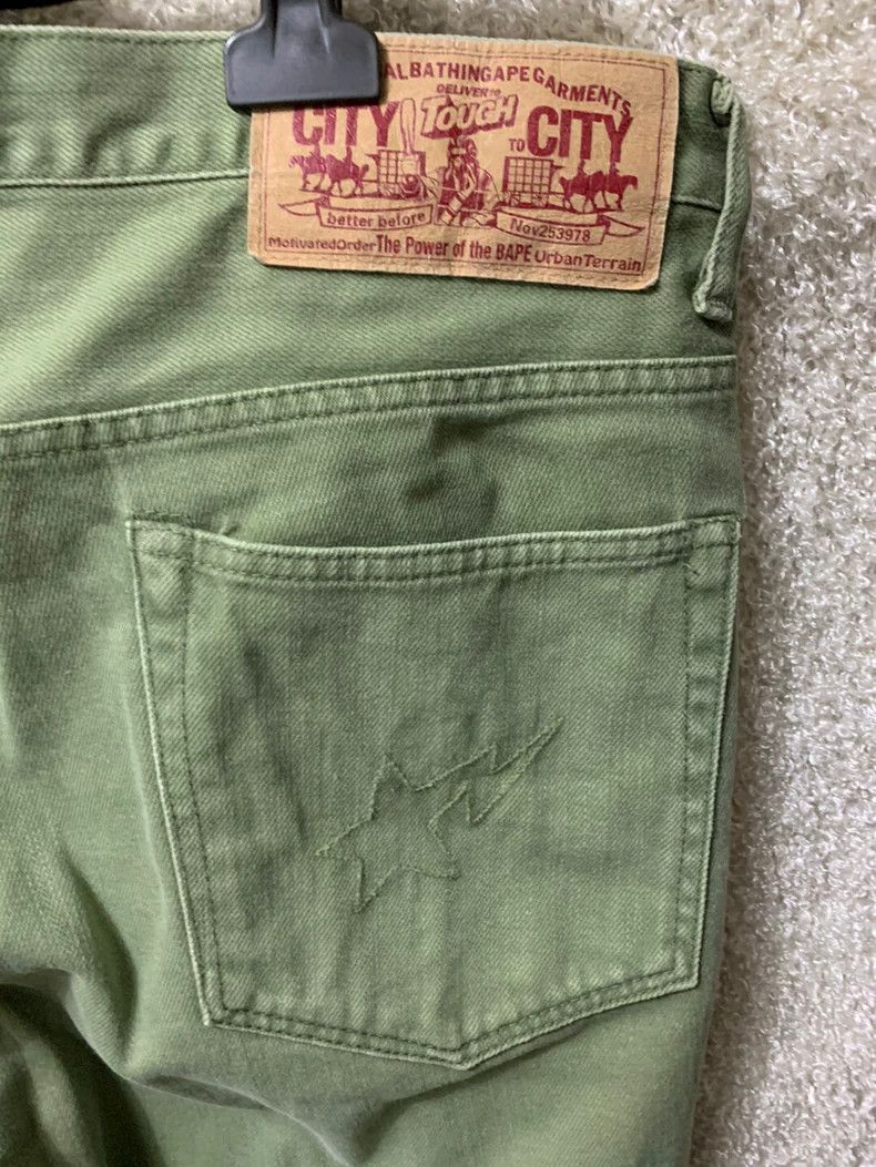 Bape BAPE Men's Green Shorts XL Japan Size US 36 / EU 52 - 6 Thumbnail
