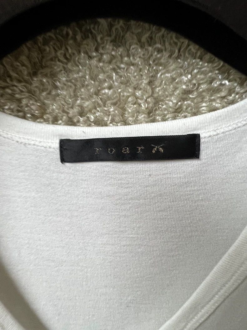 ROA ROAR Men's White V-Neck Short Sleeve T-Shirt Size US L / EU 52-54 / 3 - 4 Thumbnail