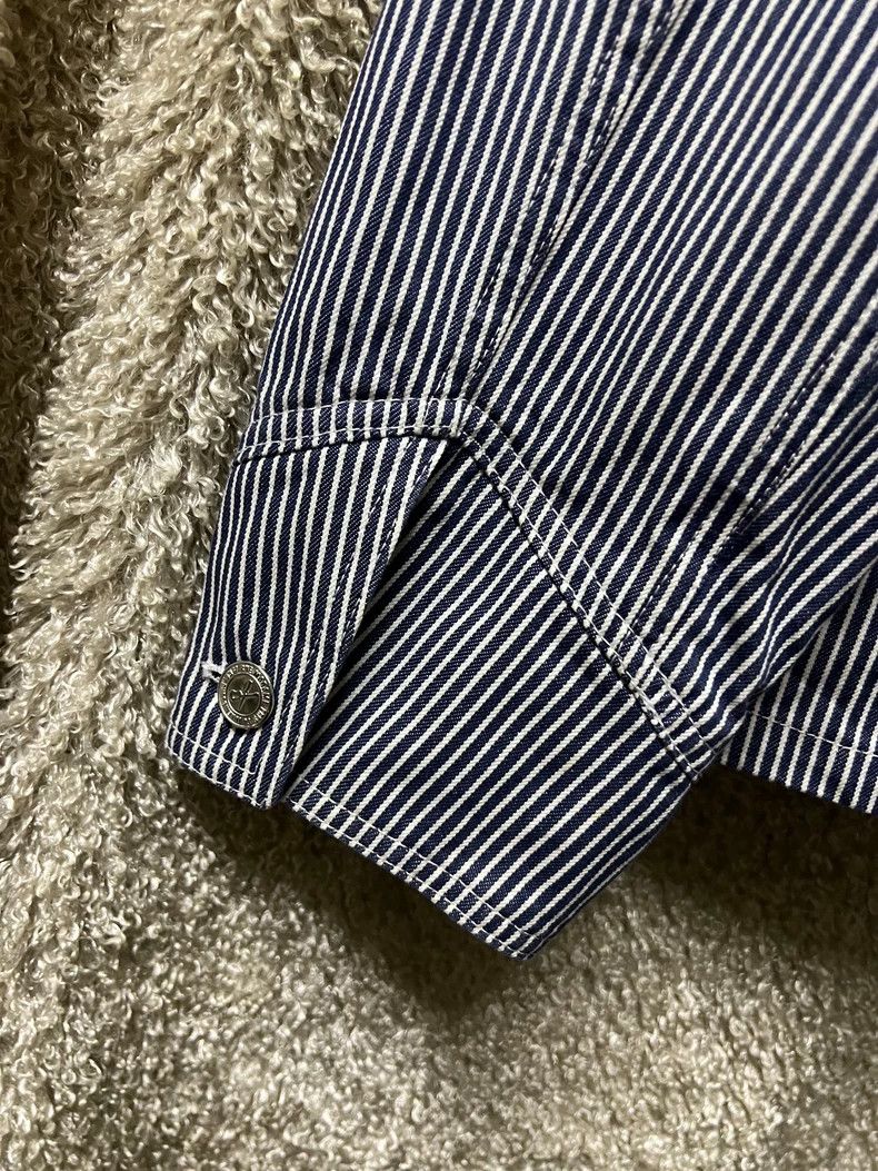 Carhartt A.P.C. Men's Striped Workwear Jacket Size US L / EU 52-54 / 3 - 6 Thumbnail