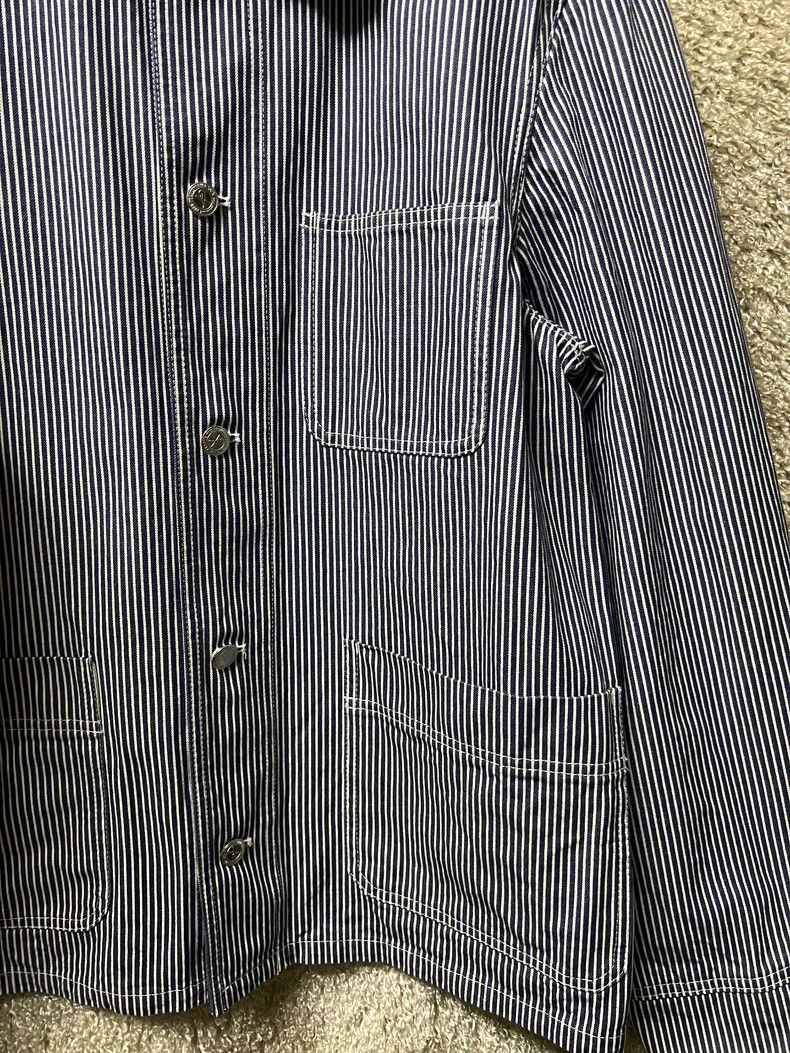 Carhartt A.P.C. Men's Striped Workwear Jacket Size US L / EU 52-54 / 3 - 4 Thumbnail