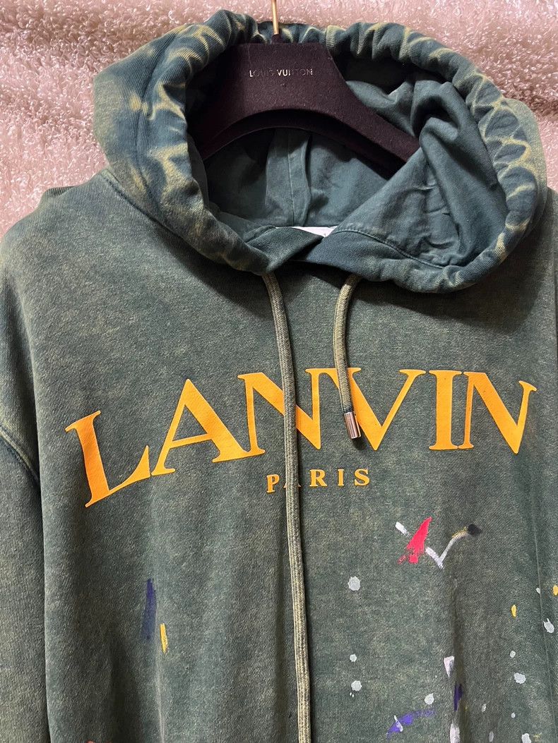 Lanvin Lanvin Paris Paint Splatter Hoodie Size US M / EU 48-50 / 2 - 4 Thumbnail