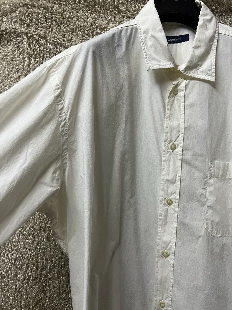 Ermenegildo Zegna Zegna Sport Men's White Casual Shirt Size US XXL / EU 58 / 5 - 2 Thumbnail