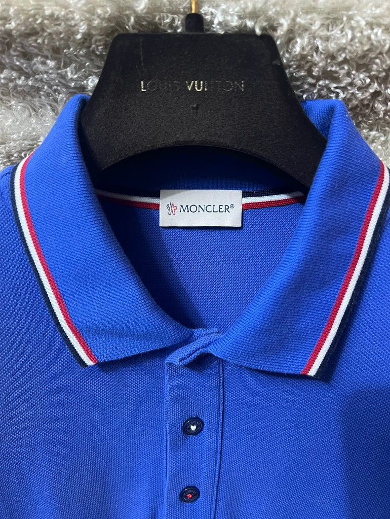 Moncler Moncler Men's Long Sleeve Polo Shirt Size US M / EU 48-50 / 2 - 5 Thumbnail