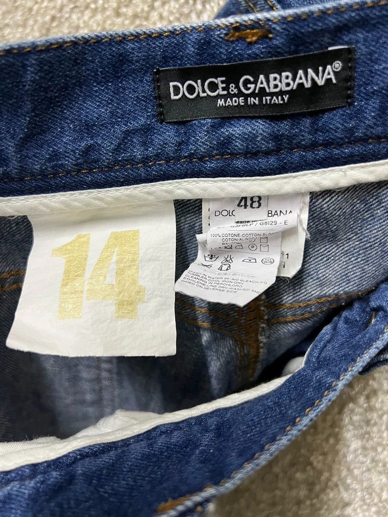 Dolce & Gabbana Dolce Gabbana Men's Distressed Jeans Size US 44 / EU 60 - 7 Thumbnail