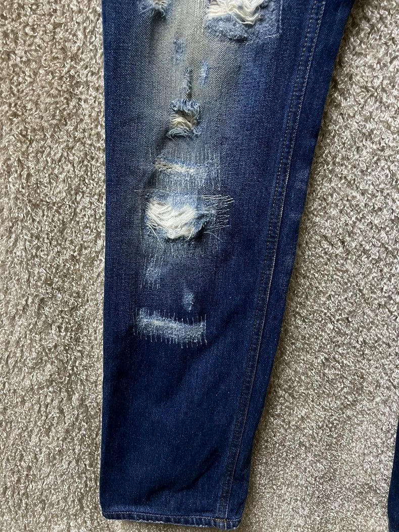 Dolce & Gabbana Dolce Gabbana Men's Distressed Jeans Size US 44 / EU 60 - 2 Thumbnail