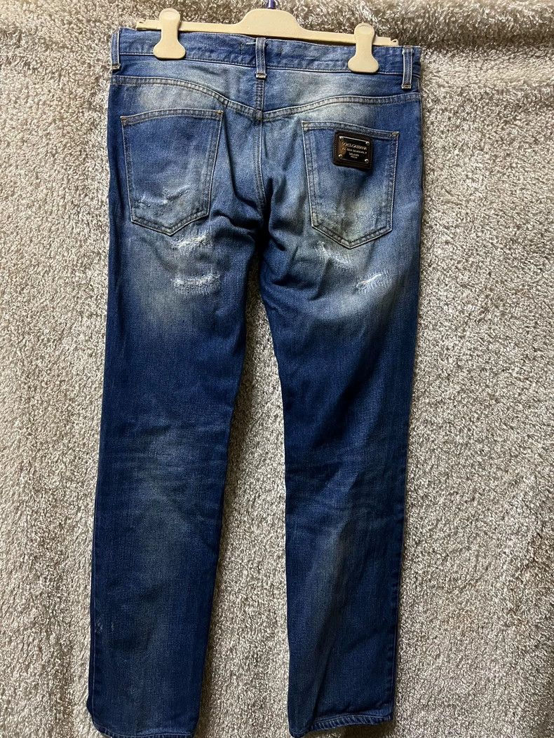 Dolce & Gabbana Dolce Gabbana Men's Distressed Jeans Size US 44 / EU 60 - 5 Thumbnail