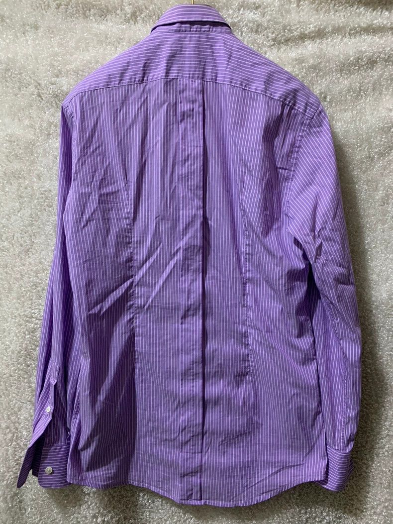 Dolce & Gabbana Dolce & Gabbana Men's Purple Striped Shirt Size US M / EU 48-50 / 2 - 6 Thumbnail