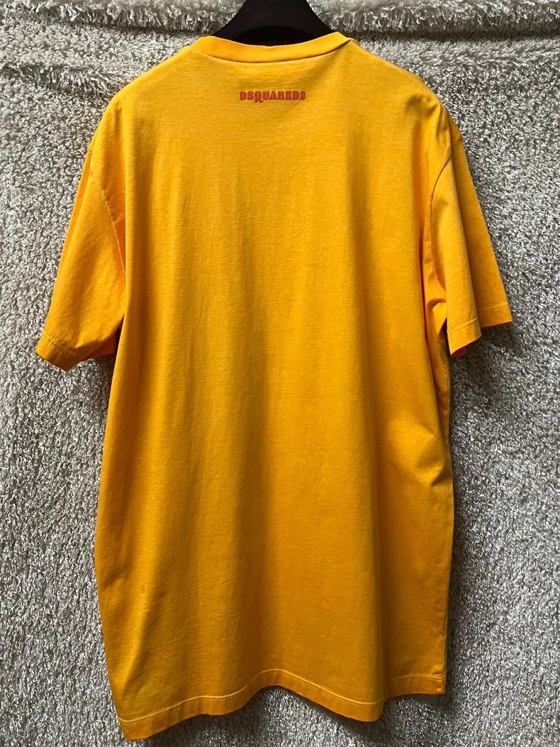 Dsquared2 DSquared2 Men's Yellow Graphic T-Shirt Size US L / EU 52-54 / 3 - 6 Thumbnail