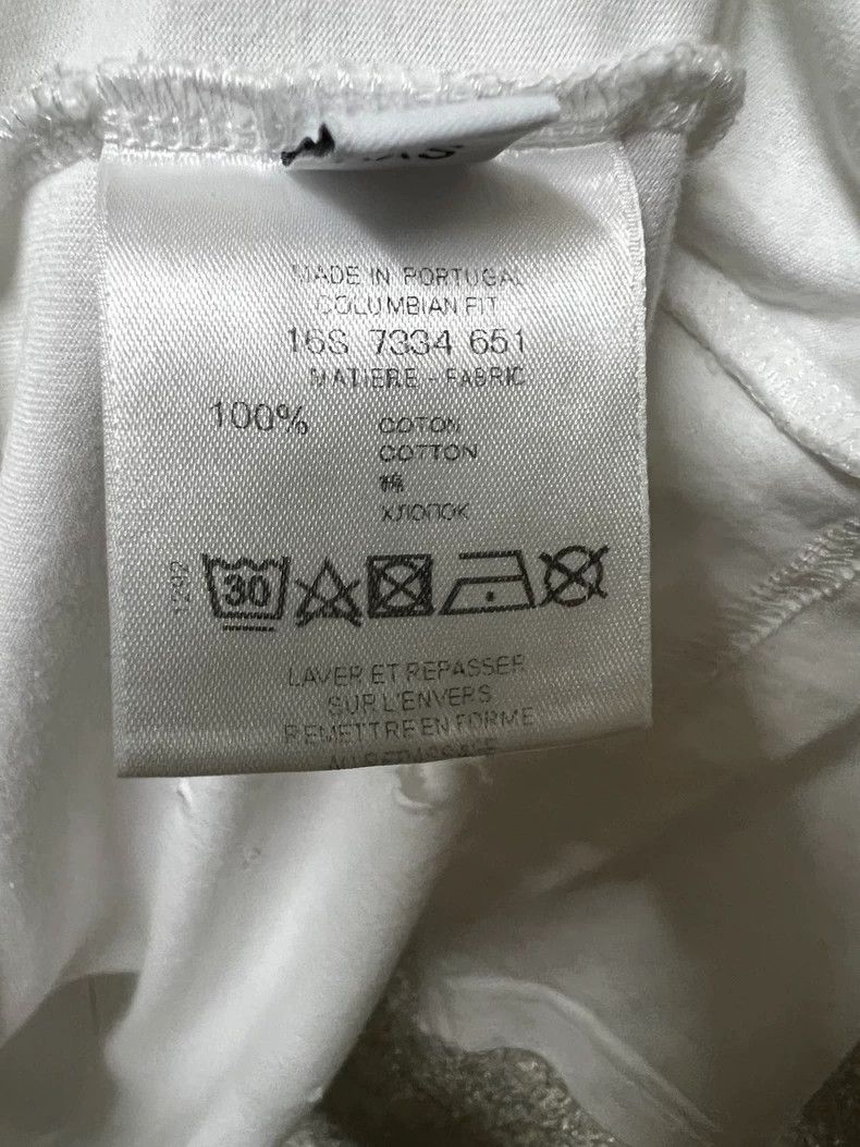 Givenchy Givenchy Paris Distressed White T-Shirt Size US XXS / EU 40 - 7 Thumbnail