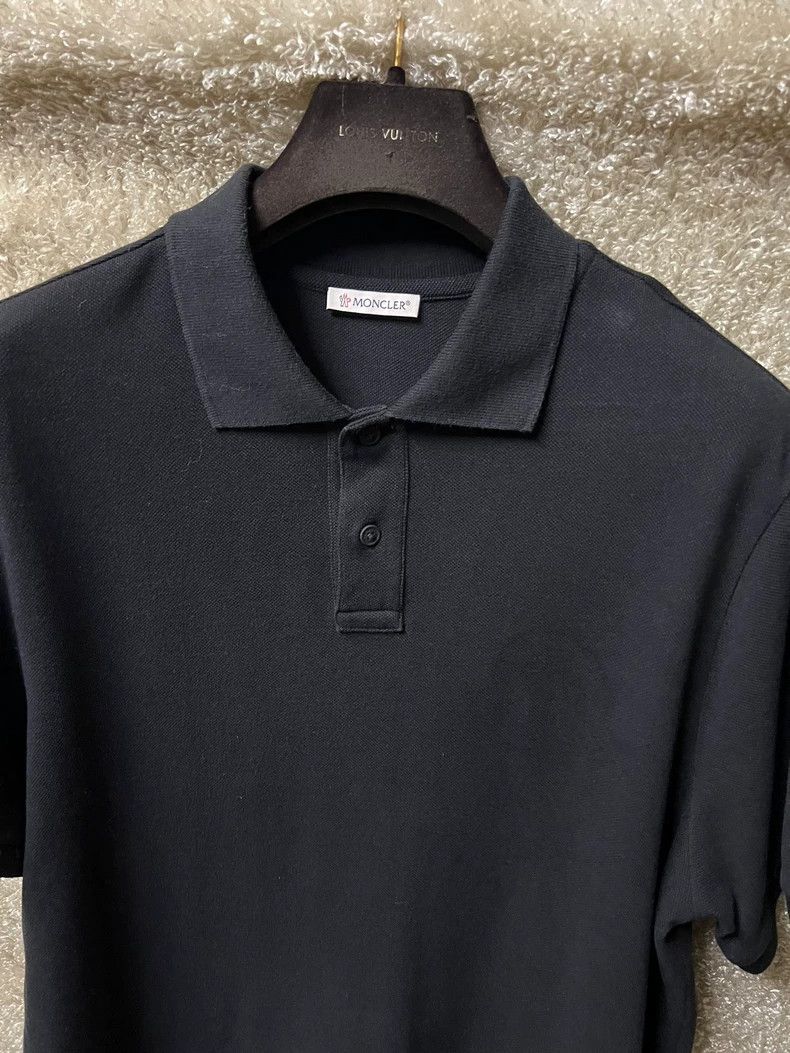 Moncler Moncler Men's Black Casual Polo Shirt Size US M / EU 48-50 / 2 - 2 Thumbnail