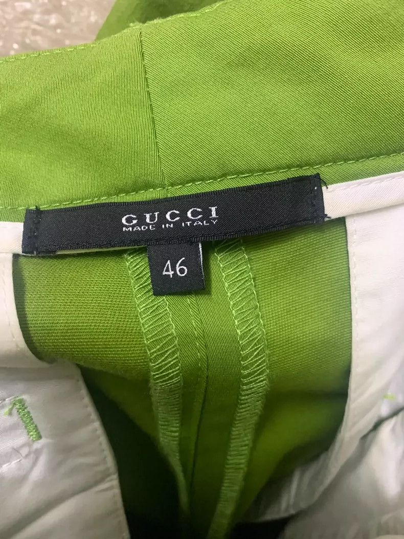 Gucci Gucci Men's Green Casual Cropped Pants Size US 44 / EU 60 - 6 Thumbnail