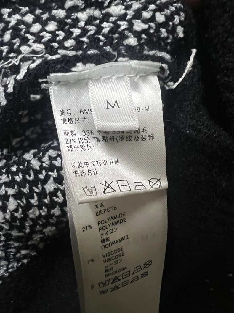 Givenchy Givenchy Men's Black Wool Sweater M Size US M / EU 48-50 / 2 - 6 Thumbnail