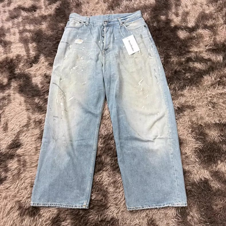 Acne Studios Acne Studios Baggy Paint Splatter Jeans Size US 34 / EU 50 - 5 Thumbnail