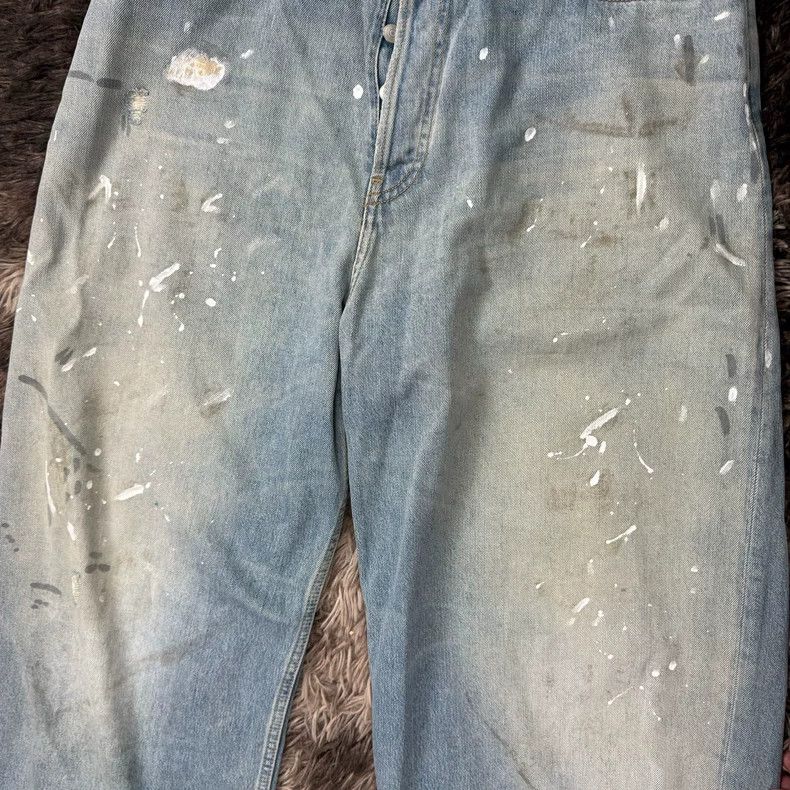 Acne Studios Acne Studios Baggy Paint Splatter Jeans Size US 34 / EU 50 - 2 Thumbnail