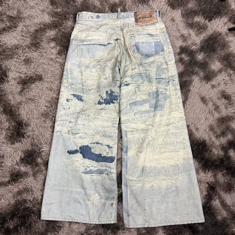 Acne Studios Acne Studios Distressed Wide-Leg Jeans Size US 40 / EU 56 - 4 Thumbnail