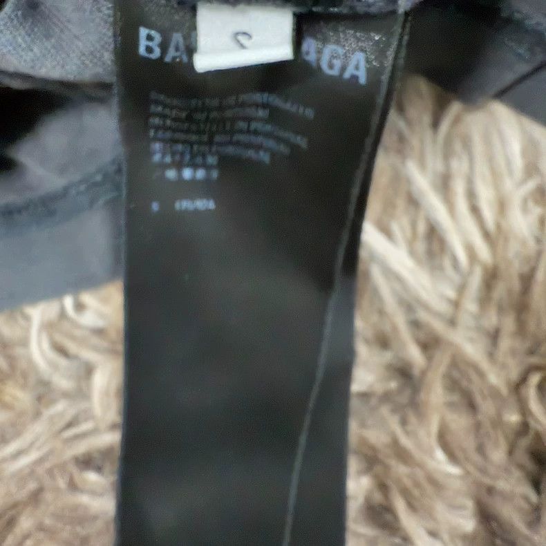Balenciaga Balenciaga Sporty B Embroidered Washed Black Tee Size US S / EU 44-46 / 1 - 5 Thumbnail