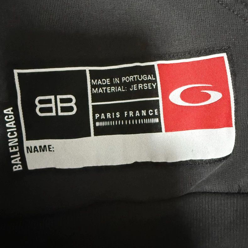 Balenciaga Balenciaga Loop Basketball Logo Hoodie Size US XXS / EU 40 - 3 Thumbnail