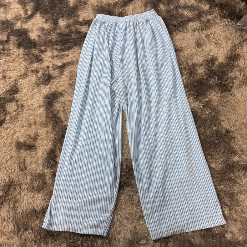 Balenciaga Balenciaga Striped Baggy Coral Fleece Pants Size US 26 / EU 42 - 2 Thumbnail