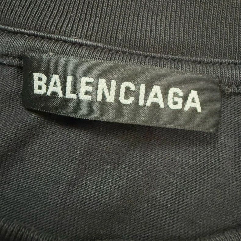 Balenciaga Balenciaga Top Model Black Short Sleeve Tee Size US L / EU 52-54 / 3 - 2 Thumbnail