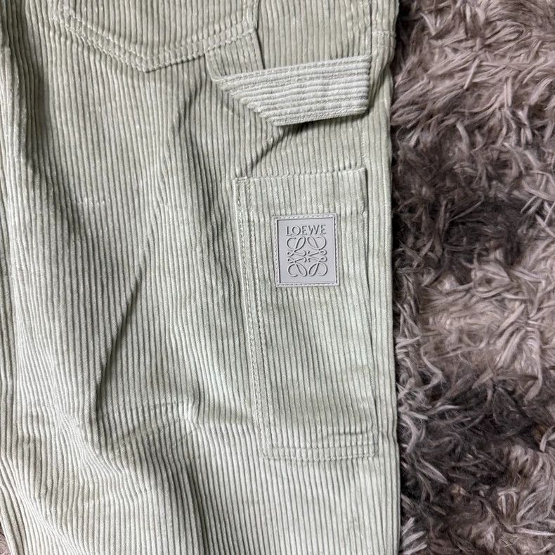 Loewe LOEWE Men's Green Cotton Cargo Pants Size US 44 / EU 60 - 5 Thumbnail