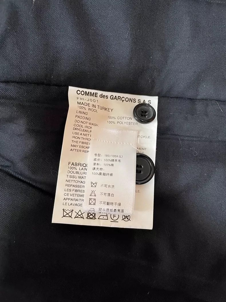 Comme des Garcons SHIRT Comme des Garcons padded black blazer Size US L / EU 52-54 / 3 - 7 Thumbnail