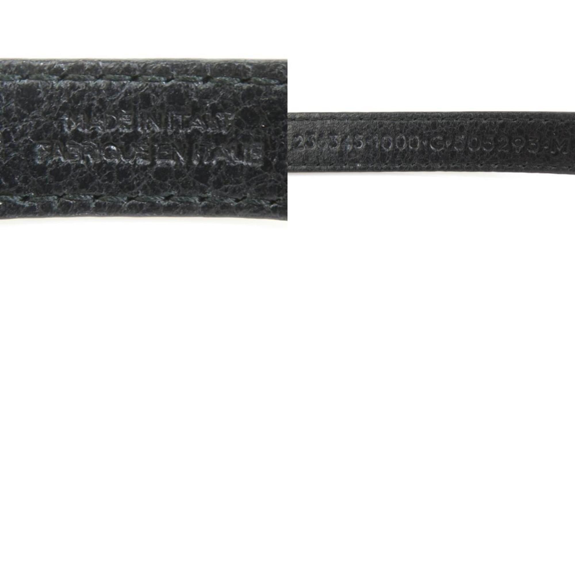 Balenciaga Balenciaga Bracelet in Black and Gold Leather for Men Women, 236345 h31349a Size ONE SIZE - 5 Thumbnail