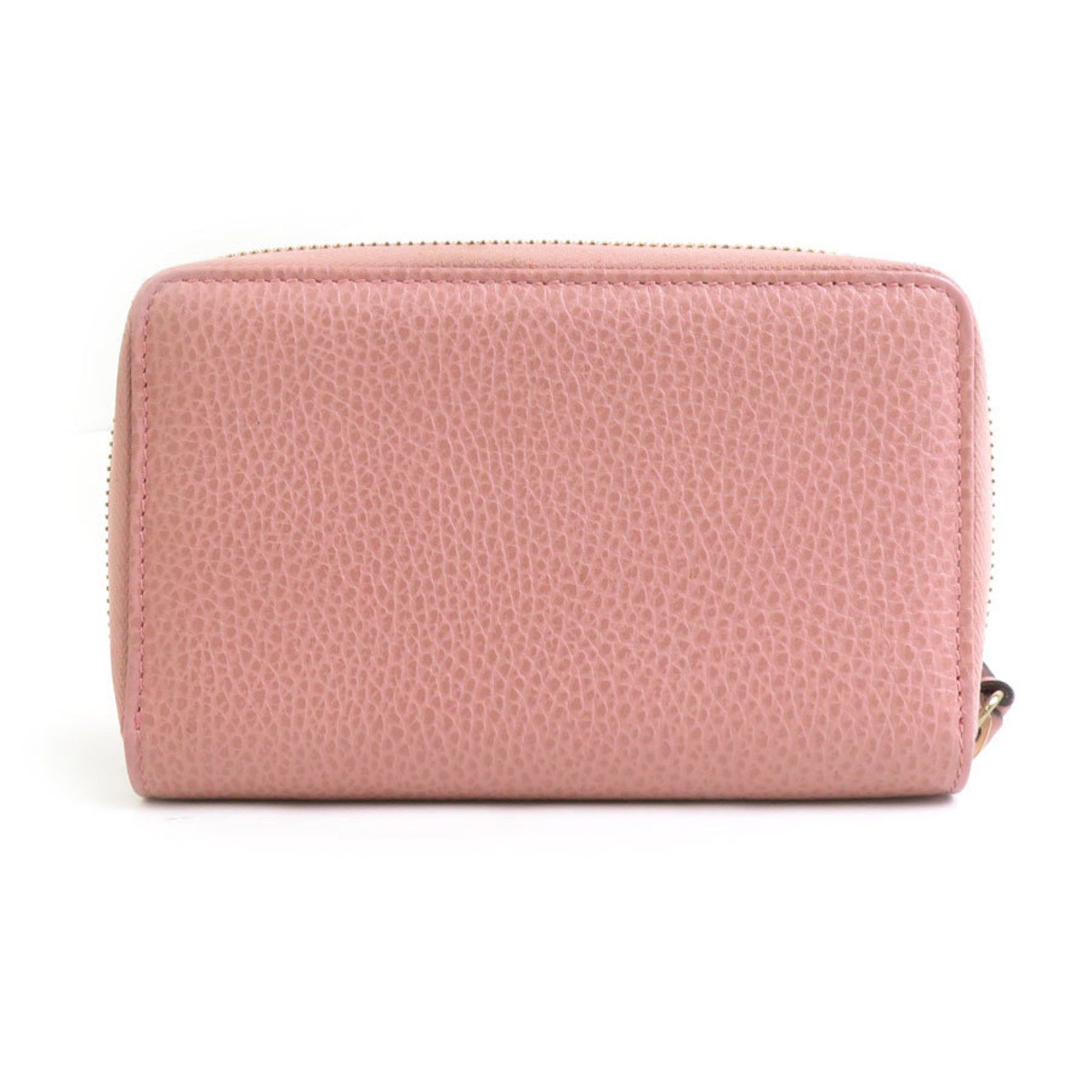 Gucci Gucci Women's Pink Leather Bi-fold Wallet 354497 h31344a Size ONE SIZE - 2 Thumbnail