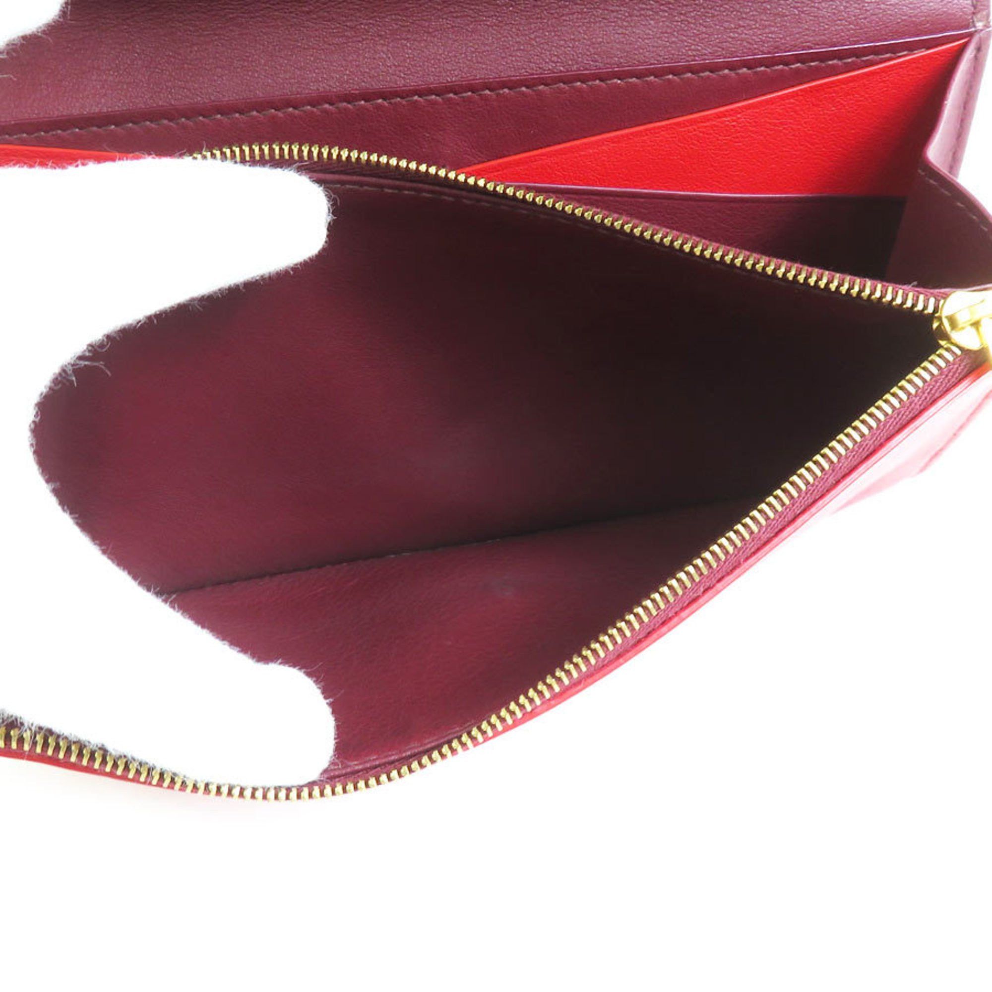 Bottega Veneta Bottega Veneta long wallet in leather, red and burgundy, for men women, h31343a Size ONE SIZE - 4 Thumbnail