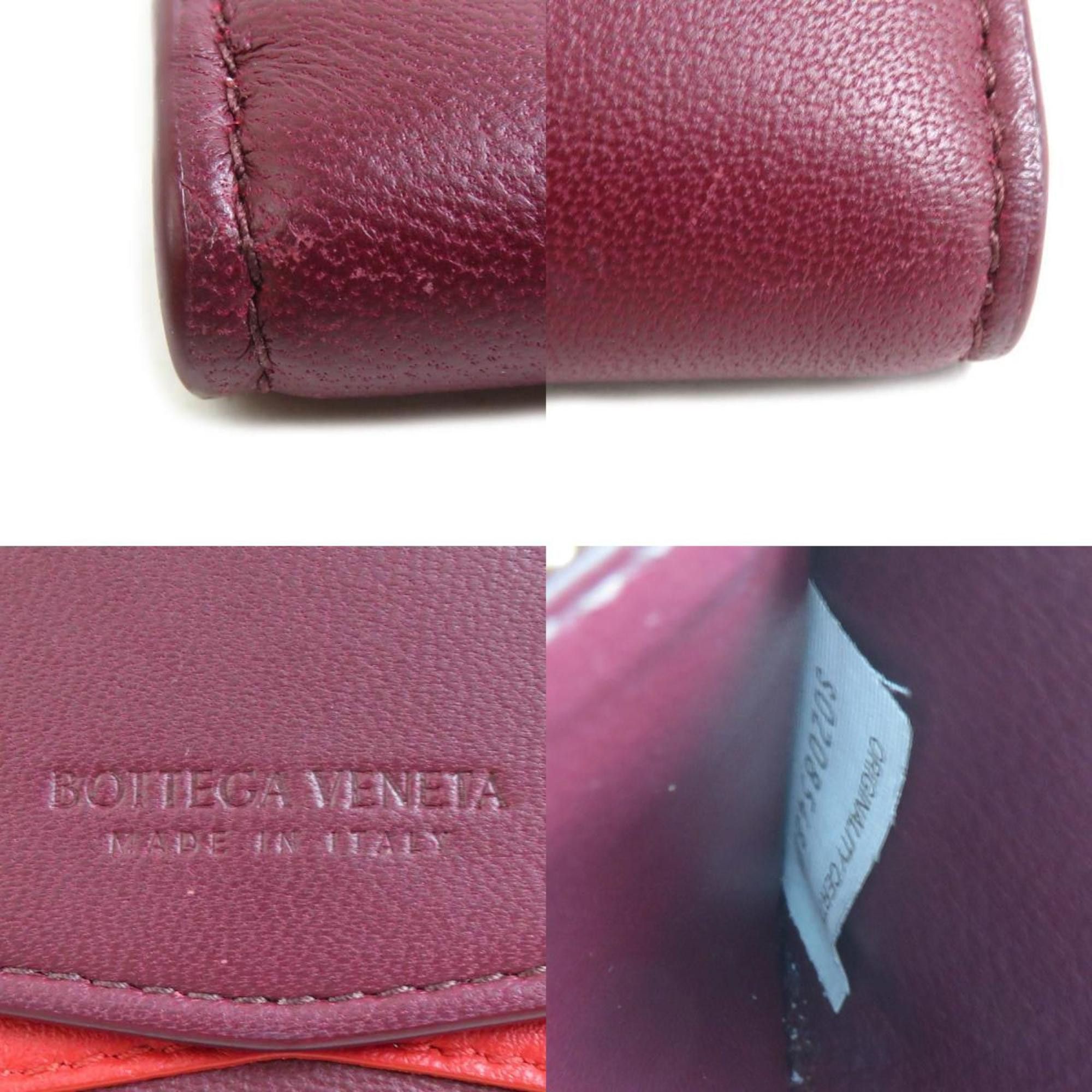 Bottega Veneta Bottega Veneta long wallet in leather, red and burgundy, for men women, h31343a Size ONE SIZE - 5 Thumbnail