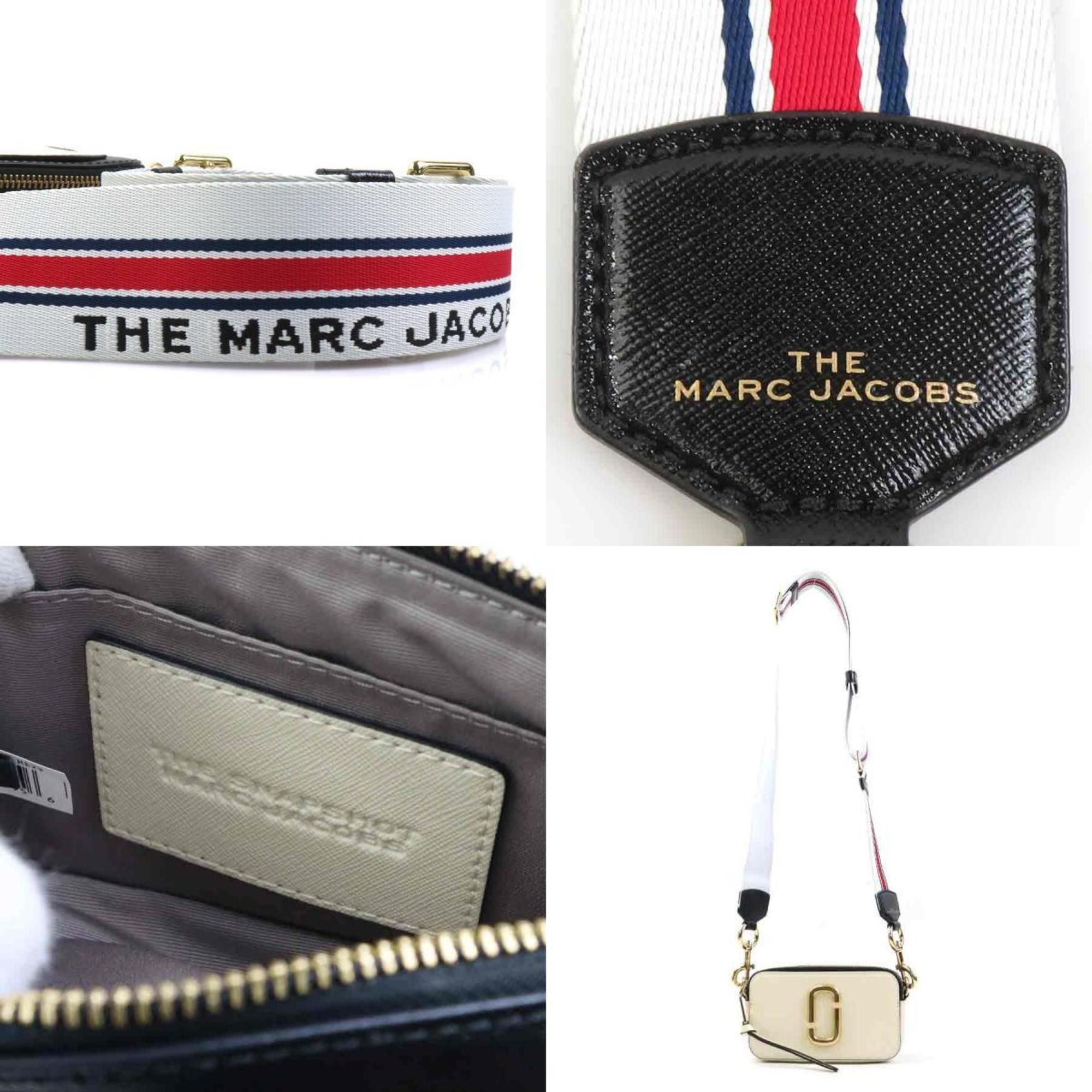 Marc Jacobs Marc Jacobs Women's Coated Canvas Shoulder Bag, Ivory and Black, H31336a Size ONE SIZE - 5 Thumbnail