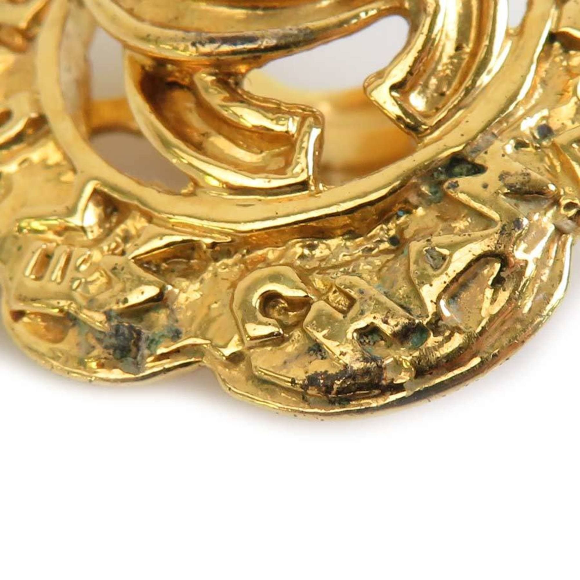 Chanel CHANEL Coco Mark Metal Gold Earrings for Women e60626a Size ONE SIZE - 4 Thumbnail