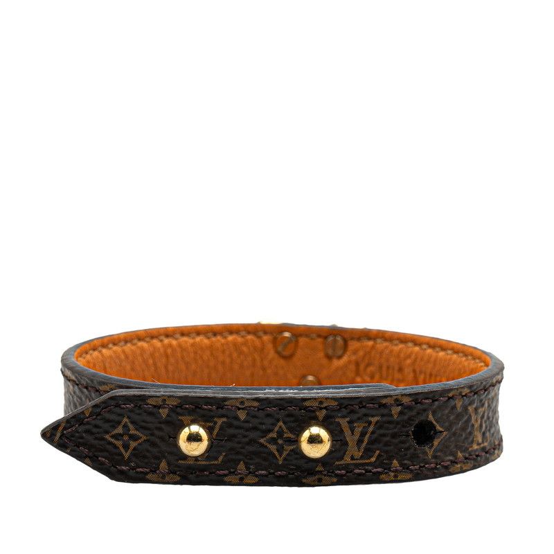 Louis Vuitton Louis Vuitton Louis Vuitton Essential V Monogram Bracelet Size 17 Canvas Bracelet M6042 Size ONE SIZE - 3 Thumbnail