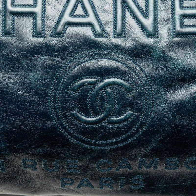 Chanel Chanel Chanel Deauville Lambskin 2way bag Leather Tote Bag A93257 Size ONE SIZE - 6 Thumbnail