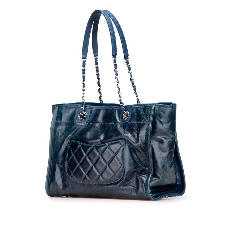 Chanel Chanel Chanel Deauville Lambskin 2way bag Leather Tote Bag A93257 Size ONE SIZE - 2 Thumbnail