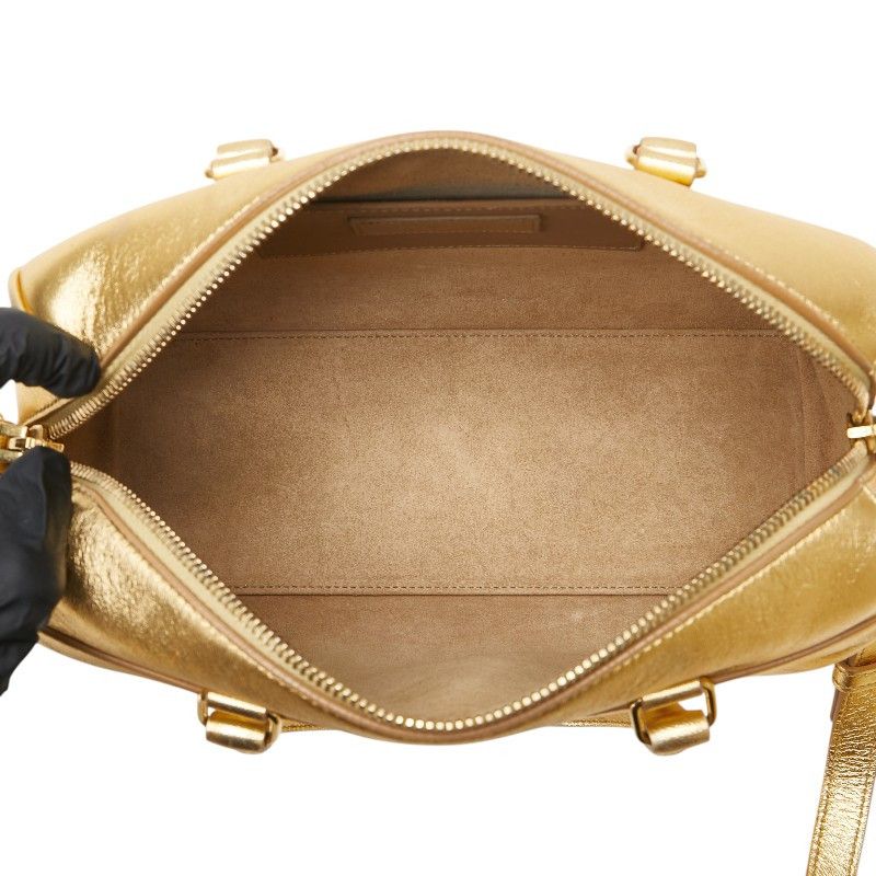 Yves Saint Laurent Yves Saint Laurent Saint Laurent Baby Duffle Leather 2way Bag Leather Shoulder Bag 330958 Size ONE SIZE - 9 Thumbnail